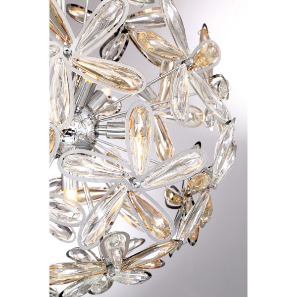 Lustre sphérique spoutnik à 7 lumières