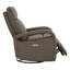 Fauteuil inclinable électrique pivotant en cuir véritable Grain (ensemble de 2)-121435816