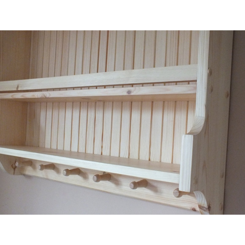 Neilton 3 Piece Solid Wood Cube Shelf