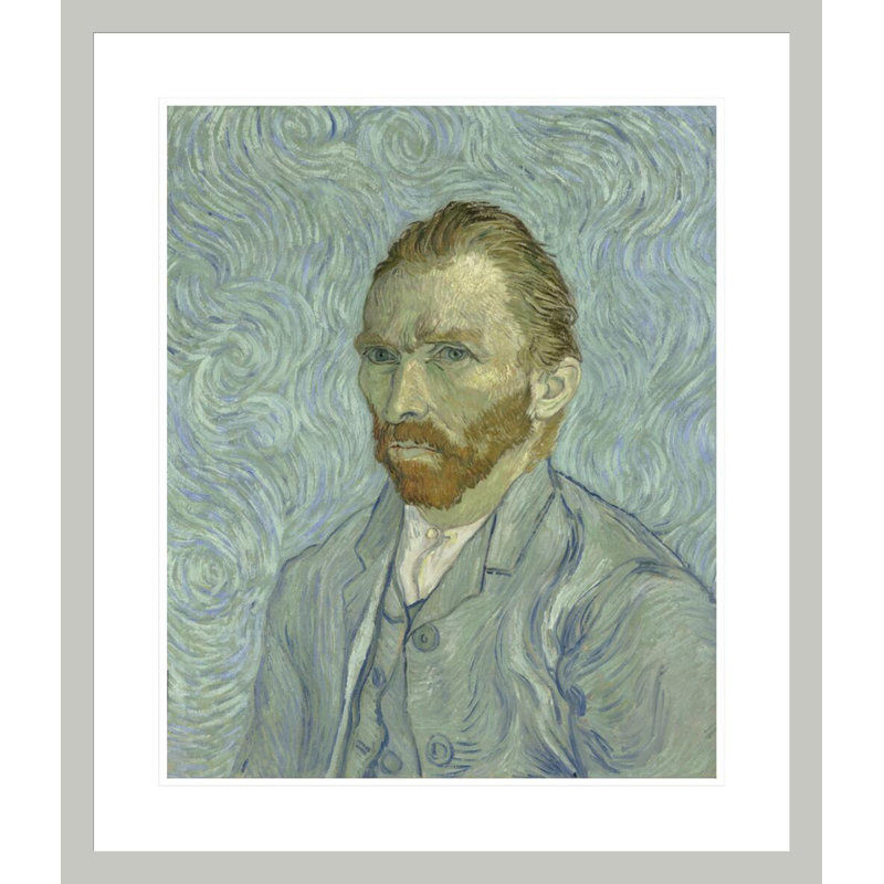 Self-portrait by Vincent van Gogh -Framed Giclee Print, 27.28" H x 23.5" W