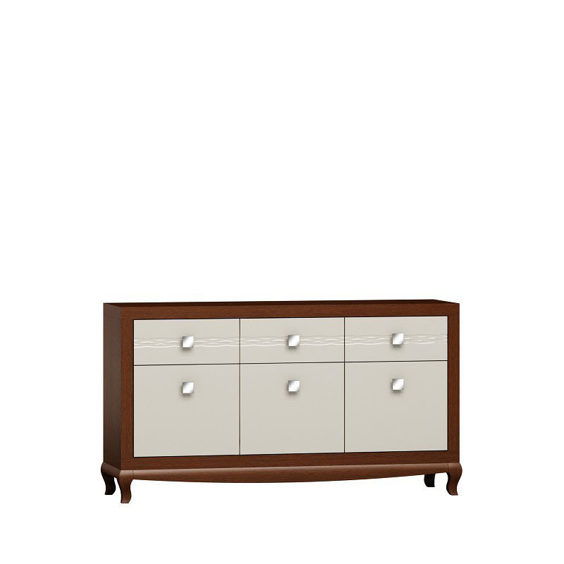 Deslynn 157cm W 3 - Drawer Chest of Drawers