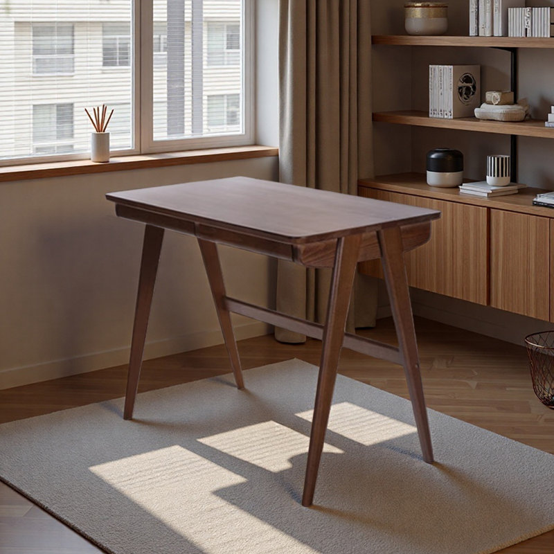 Bureau Bausman, H 29,52 po x l 39,37 po x P 21,65 po, Noyer foncé