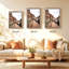 Cadre mural en bois gris-133344763