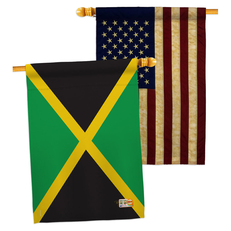 Double Sided 40'' H x 28'' W Polyester House Flag