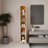 Natural Bamboo Tall & Slim High-Capacity Storage Cabinet - Space-Saving Solution