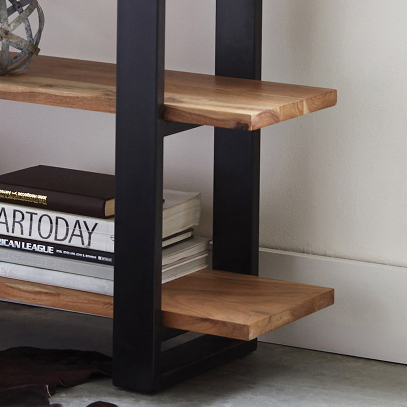 Hirohisa 48'' Solid Wood Top Console Table