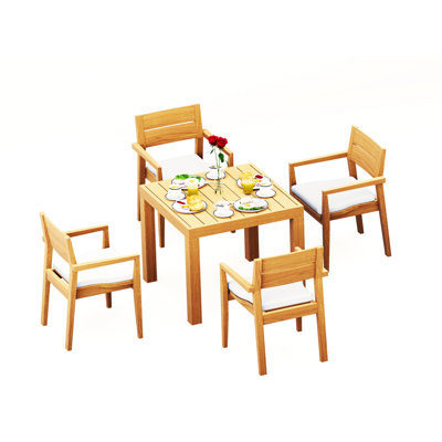 Ensemble repas d'extérieur carré L 35 po Vellore