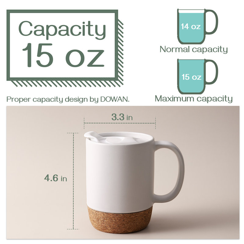 Stoneware Coffee Mug, White