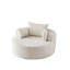 Canapé-lit 55 po en éponge simple sans assemblage en chenille de 55 po-301892459-301892463