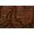 Abstract Hand-Knotted Rectangle 4'6" x 5'11" Wool Area Rug in Walnut/Black