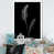 White Single Picture Framed