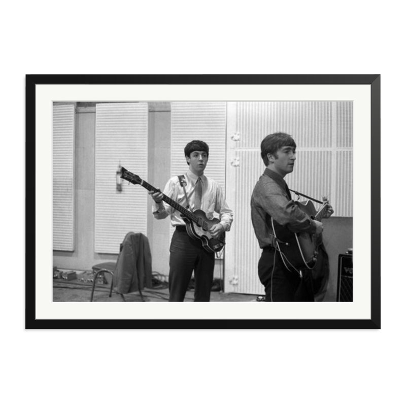 The Beatles Recording, Black, 27" H x 38" W