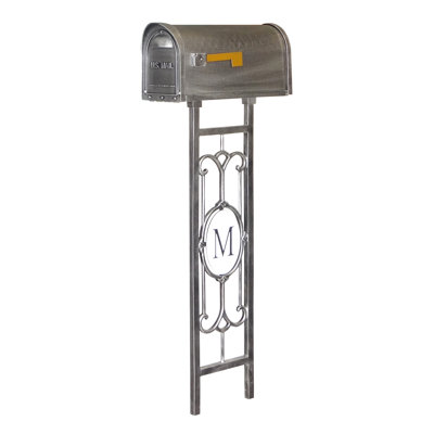 Aluminum Post Mounted Mailbox