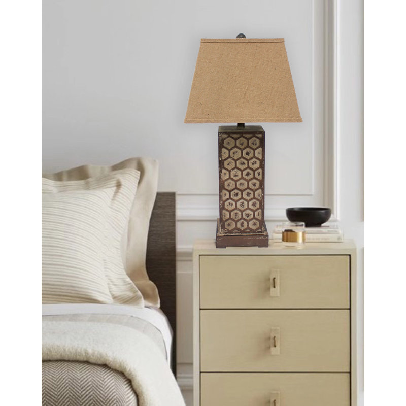 Honeycomb Base Table Lamp