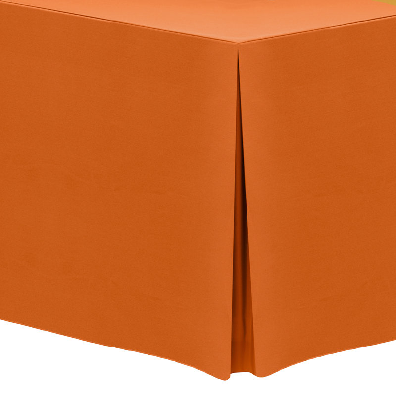 Solid Color Tablecloth, 18" x 48", 5, Orange