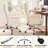 Faux Leather Executive Computer Chair Ergonomic Office Chair with footrest and Double-THick Padding Armrest-884996068