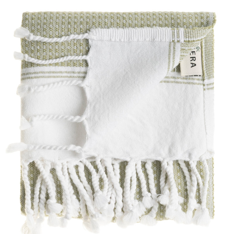 Ensemble de serviettes en coton Pria, Sage Green