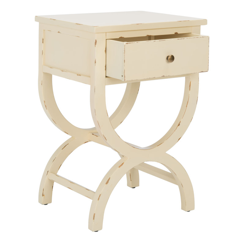 Table de bout Floris, Vanille patinée