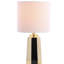 Lampe de table en or plaqué 17,25 po Hirschman