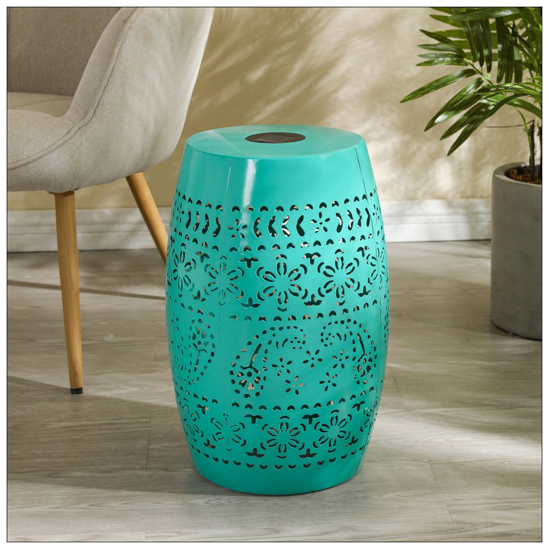 Table d'appoint SOLAR, couleur sarcelle, Sarcelle