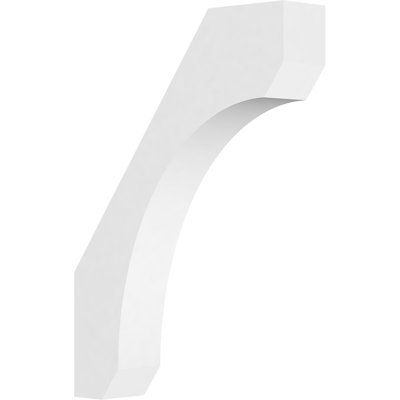 3"W x 16"D x 22"H Standard Legacy Architectural Grade PVC Knee Brace