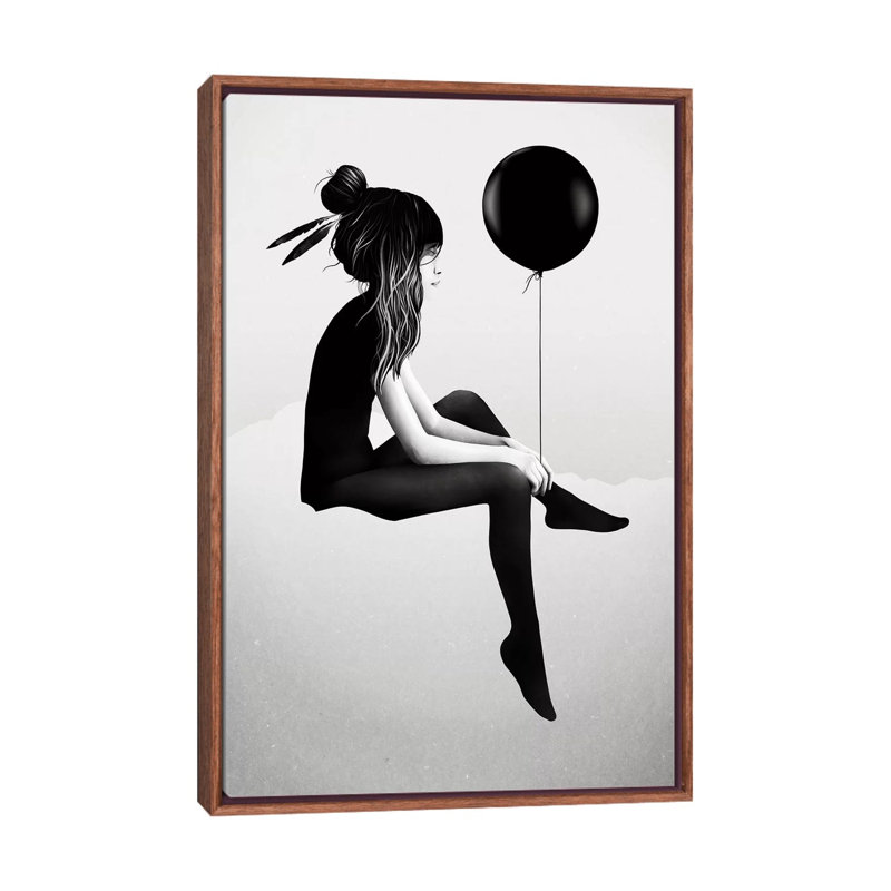 «No Tce Thing As Rien» par Ruben Ireland - impression d'art graphique, H 26 po x l 18 po x 1,5 po
