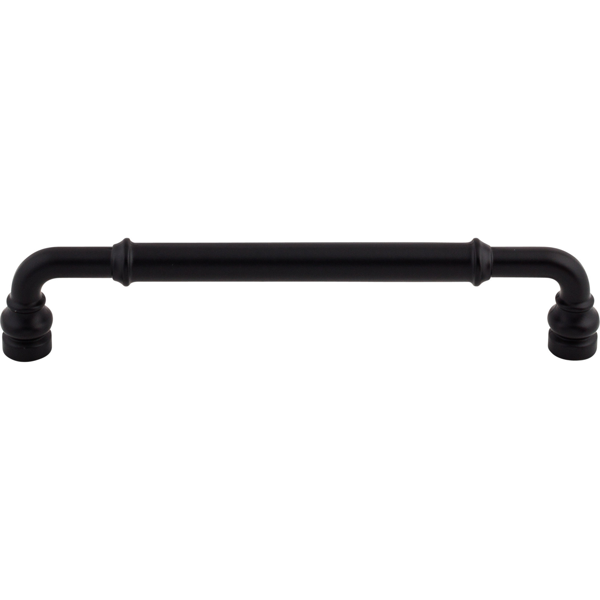 Brixton Bar Pull, Flat Black, 6 5/16" Center to Center