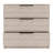 Dresser 27"H, 3 Drawers Dresser, Superior Top, Light Gray-629021103