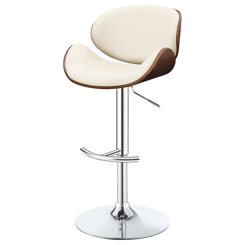 Tabouret de bar polyvalent et réglable avec revêtement de qualité supérieure et base stable