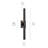 30" Black LED Outdoor Wall Light-589848768
