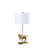 29.5" In Gold Royal Stallion Horse Resin Table Lamp