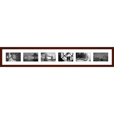 Algere Wood Picture Frame with Mat