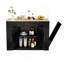 Îlots de rangement de 53 po avec tiroirs et poubelles pour la cuisine et la salle à manger. Conception de ferme moderne-1141007924