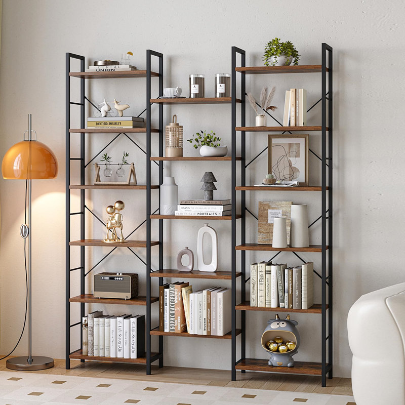 Annayeli 186cm H x 152cm W Standard Bookcase
