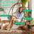 Egg Chair Cushion with Headrest Outdoor Indoor Vacuum Packaged-1019901006-1019901000