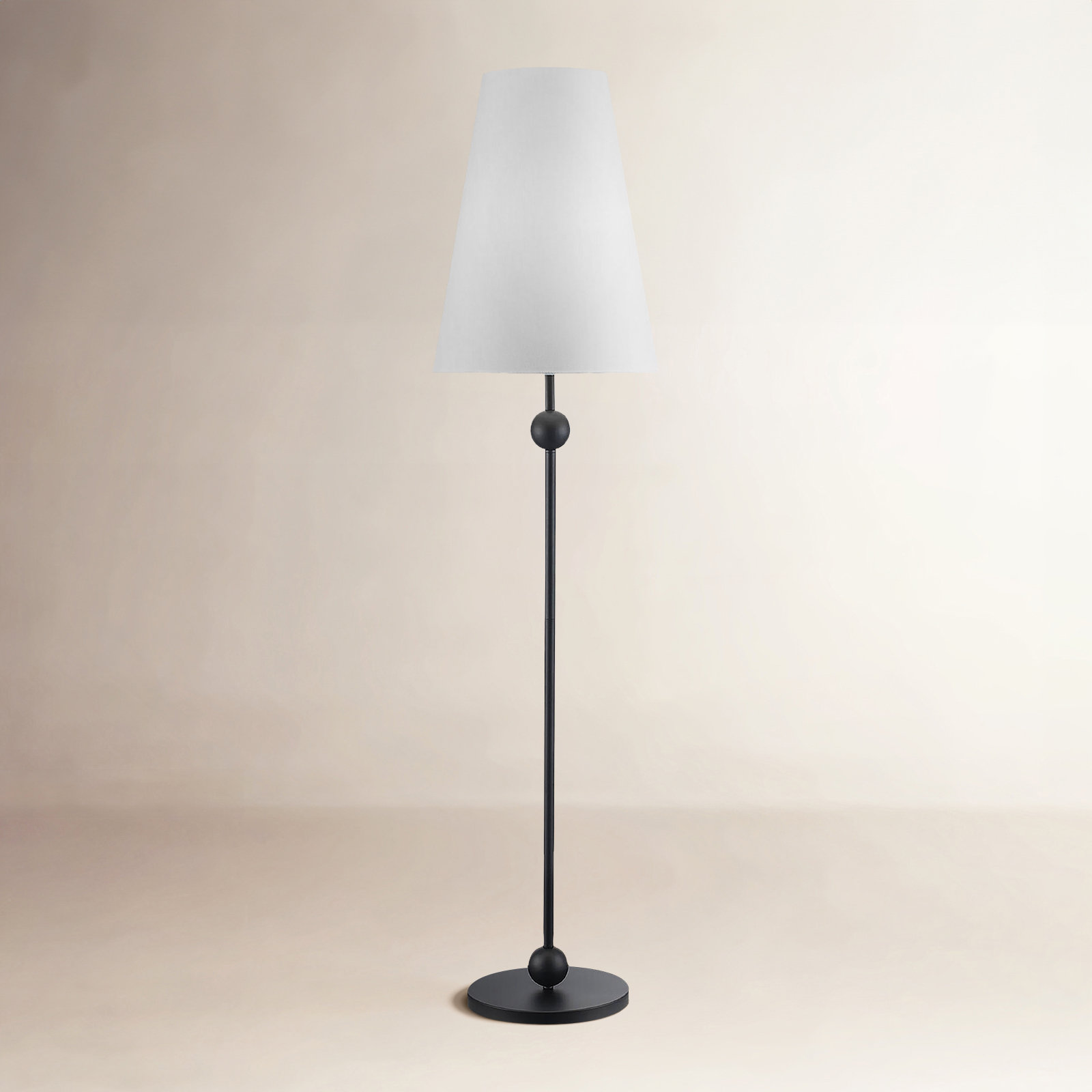 Ibis 63" Dimmable Floor Lamp, Black
