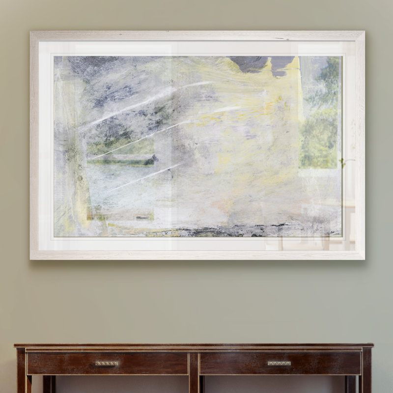 «Hush II», reproduction d'art encadrée, H 28 po x l 38 po x P 1,3 po, Papier encadré blanc