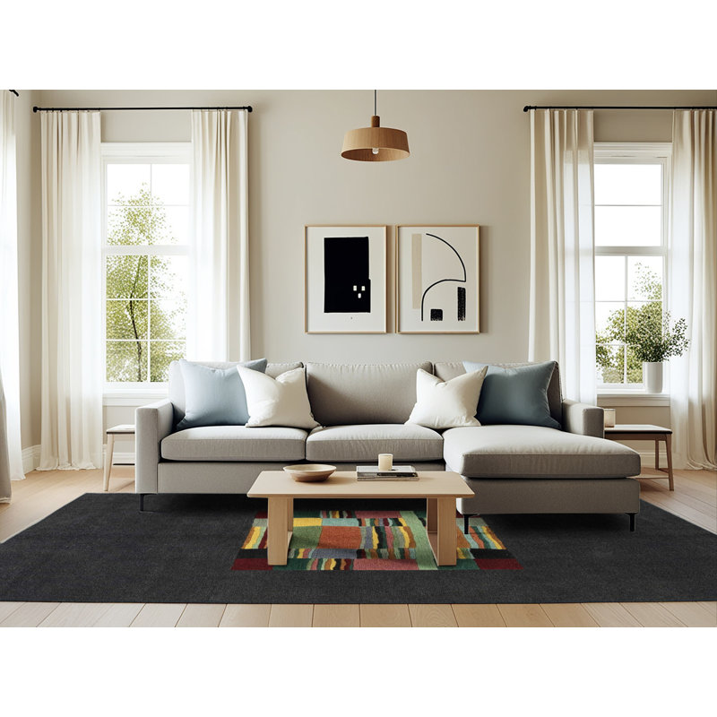 Abstract Indoor Rug, Rectangle 6' x 9'