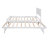 Platform Bed With Adjustable Trundle-1221902572