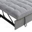 Canapé-lit futon moderne en velours avec canapé-lit, petit canapé-lit avec dossier inclinable réglable, coussins décoratifs, poches, meubles de salon, canapé-lit convertible 3 en 1