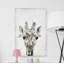 'Lovely Giraffe' Print On Wrapped Canvas-2065687769