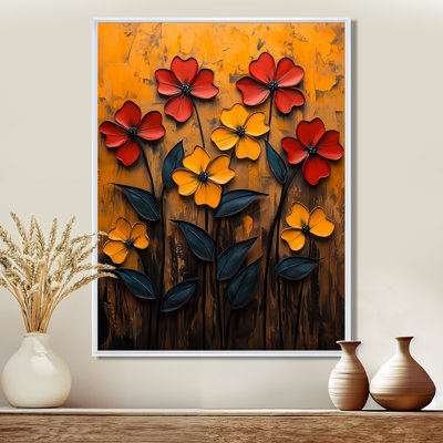 Plantes d'automne, pétales de la saison III - Plantes, art mural