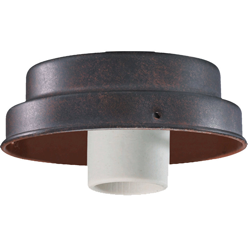 4.25'' 1 - Light Toasted Sienna Patio Light Kit Ceiling Fan Light Kit