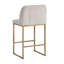 Nevin Upholstered Stool with Metal Frame-235302543-235302537