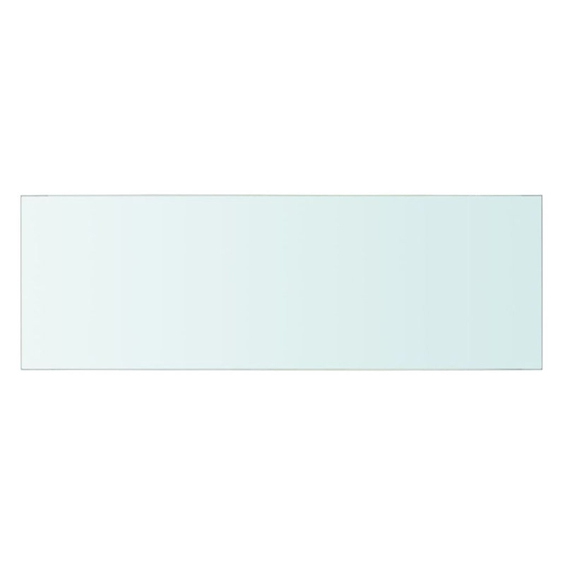 Glass Floating Shelf, 0.8cm H x 60cm W x 20cm D
