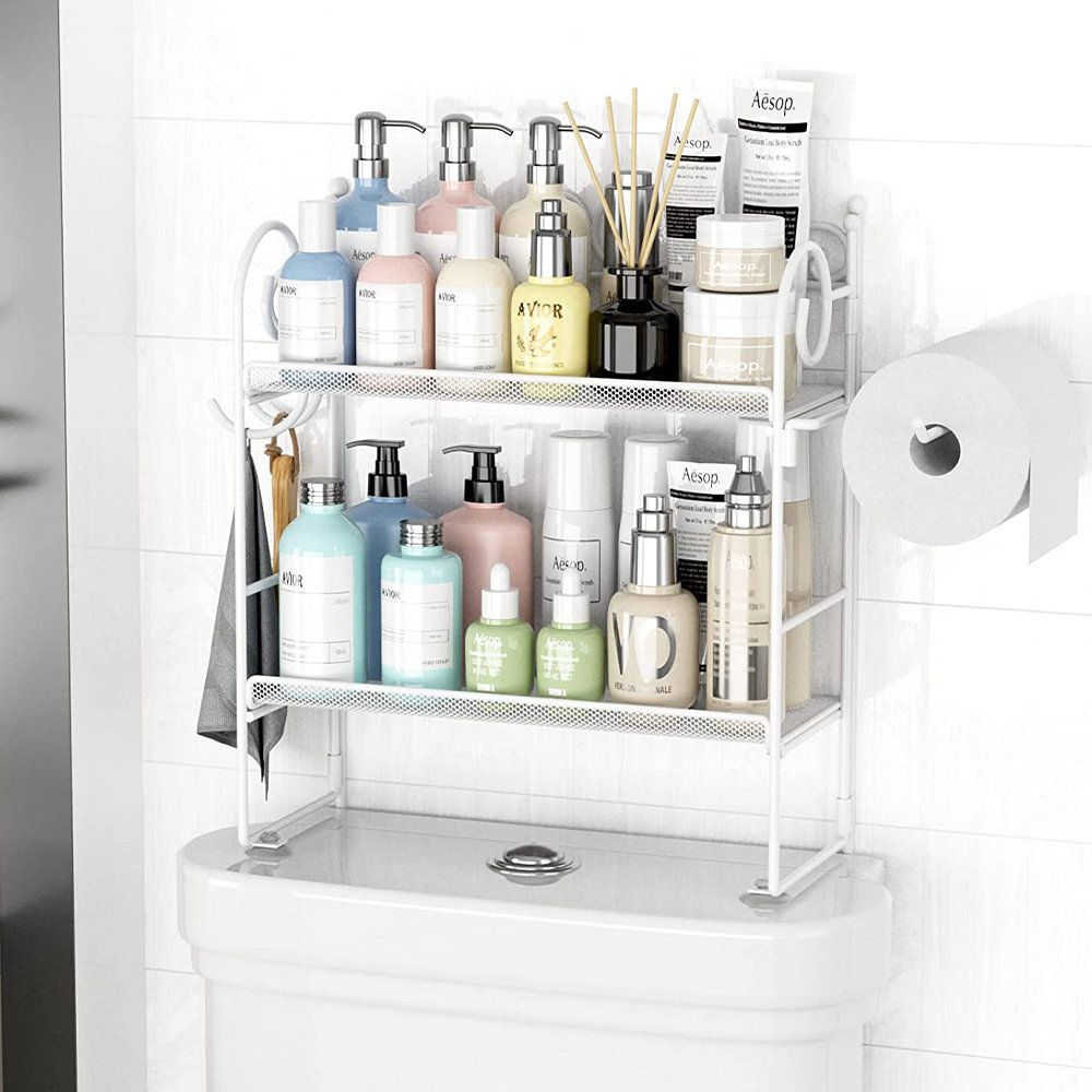 Metal Adhesive Bathroom Shelves Rebrilliant