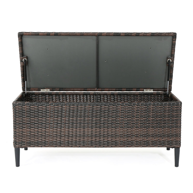 Rangement extérieur multicolore brun - Range-tout en plastique, Brun