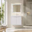 Meuble-lavabo suspendu de 61 cm avec lavabo, lavabo en céramique de 2 cm, armoire en contreplaqué, portes doubles à fermeture amortie-1334763873-1334763874