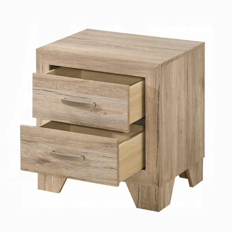 Miquell Nightstand, Beige