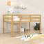 Lit mezzanine simple en bois-657631527